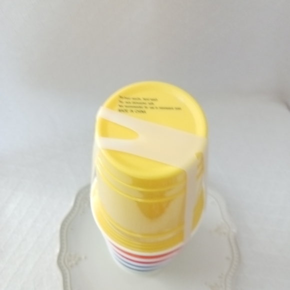 Novogratz Home Colorful Rainbow Reusable Cups 16 oz. Set of 6 - Picture 4 of 5